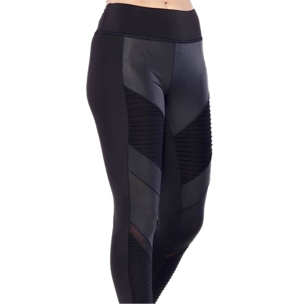 + Electric Yoga Moto Athletic Leggings! NEW! - Picture 4 of 9